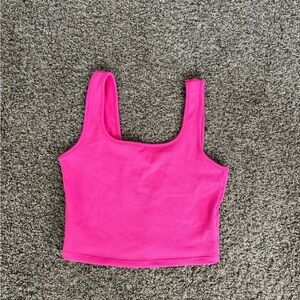 Wild Fable Pink Ribbed Women's Tank Top